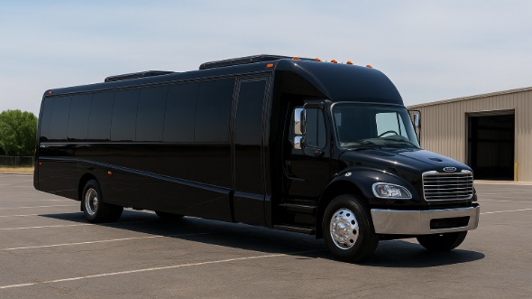 Exterior of Peoria Party Bus Company's 20 Passenger Party Bus in Peoria