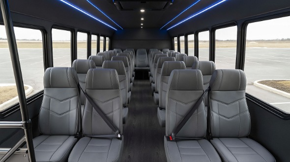Interior of Tempe Party Bus Company's 25 Passenger Minibus in Tempe