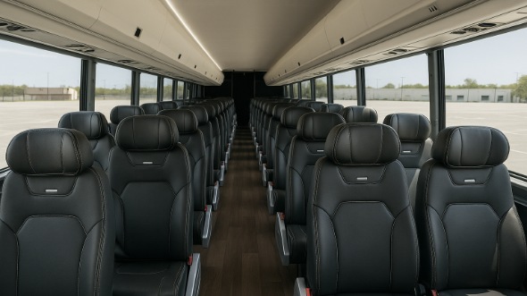 Interior of Tempe Party Bus Company's 28 Passenger Minibus in Tempe