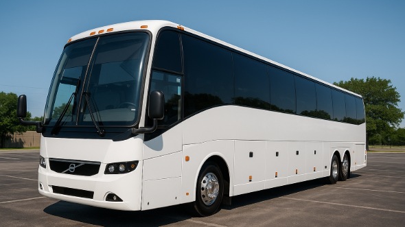 Exterior of Tempe Party Bus Company's 45 Passenger Charter Bus in Tempe