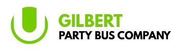 gilbert party bus company logo