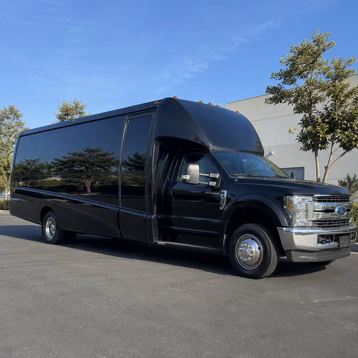 Passenger seating aboard a party bus rental serving Tempe