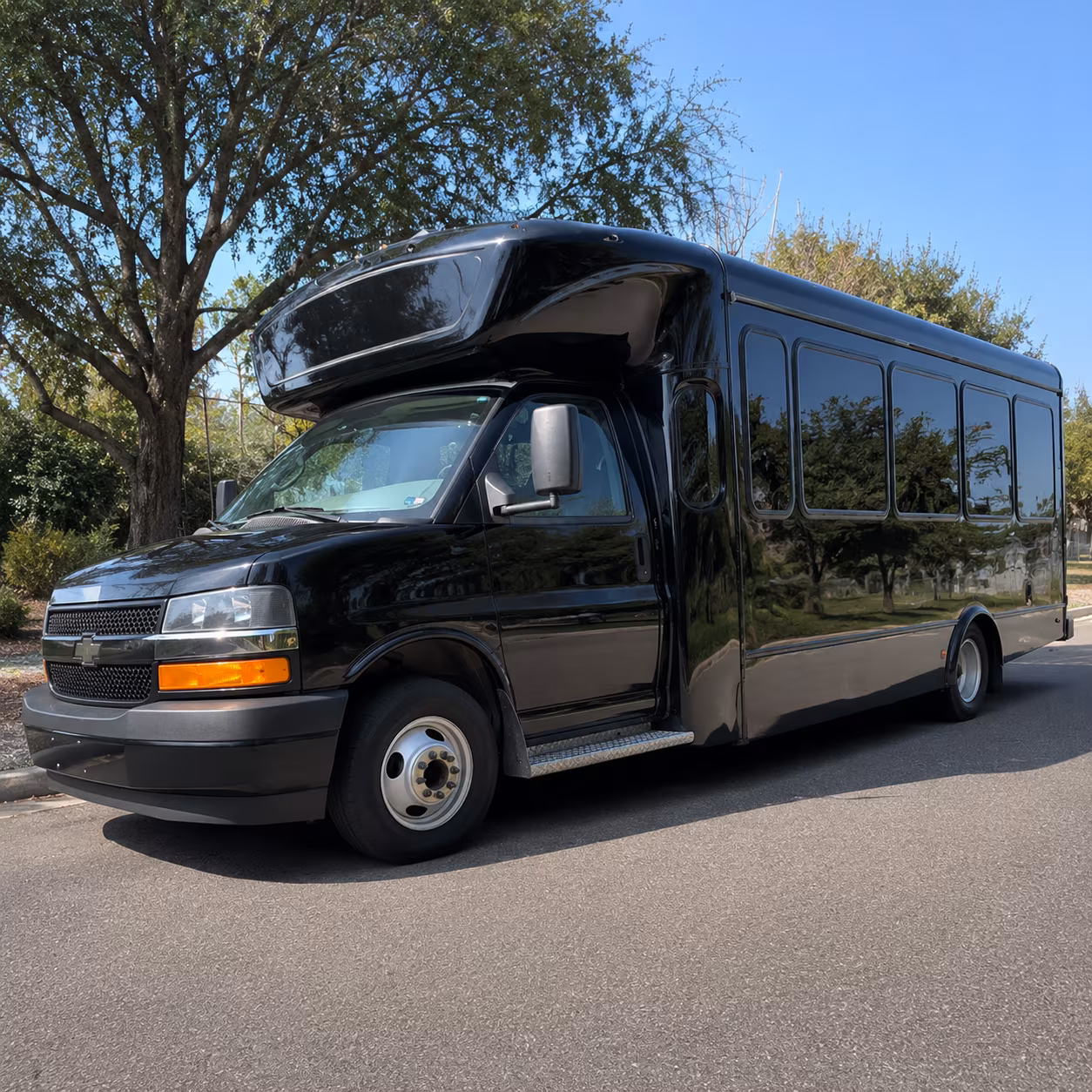 Tempe Birthday, Sweet 16, & Quinceañera Transportation party bus exterior