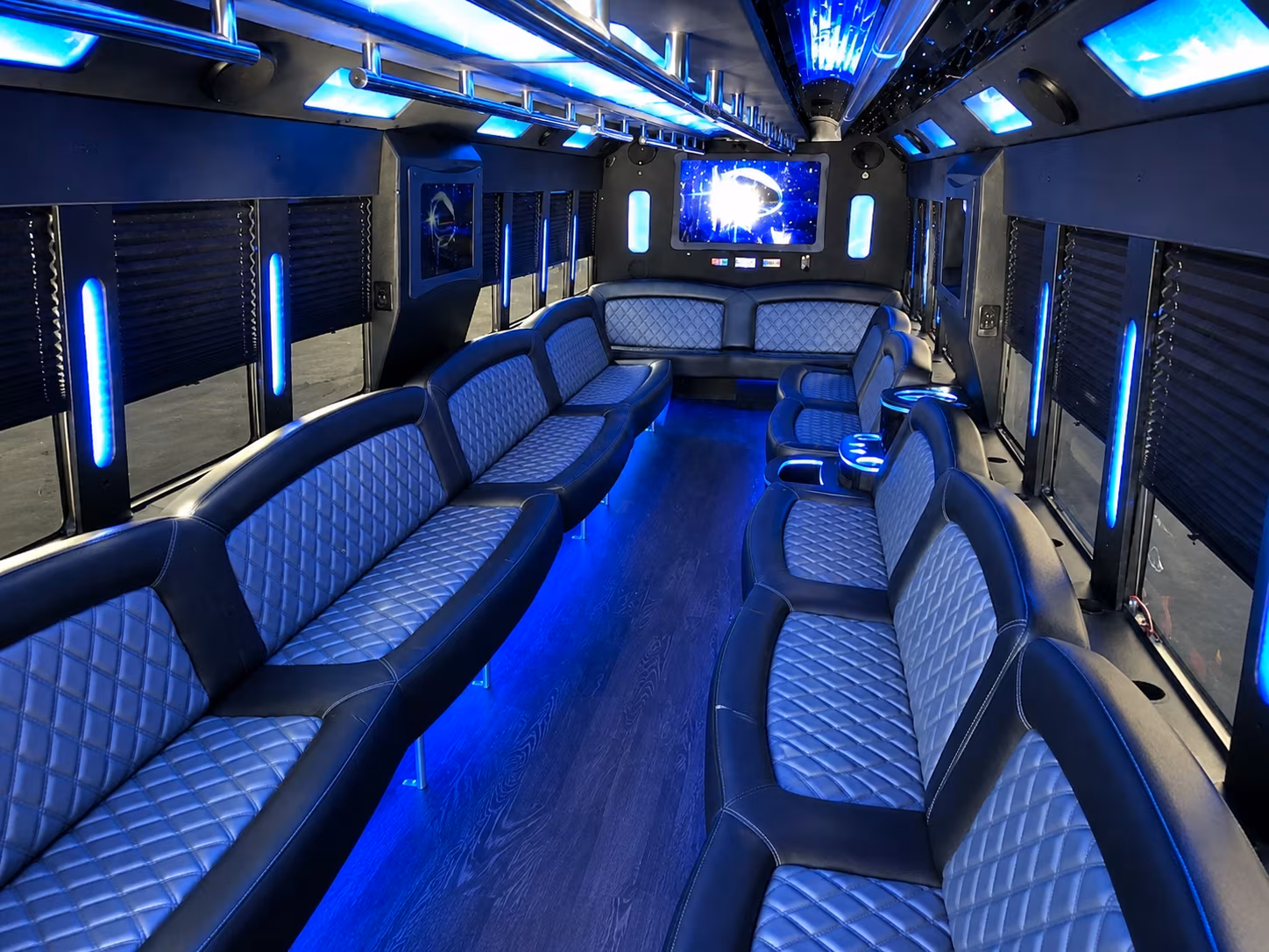 Tempe Private Event Transportation onboard seating