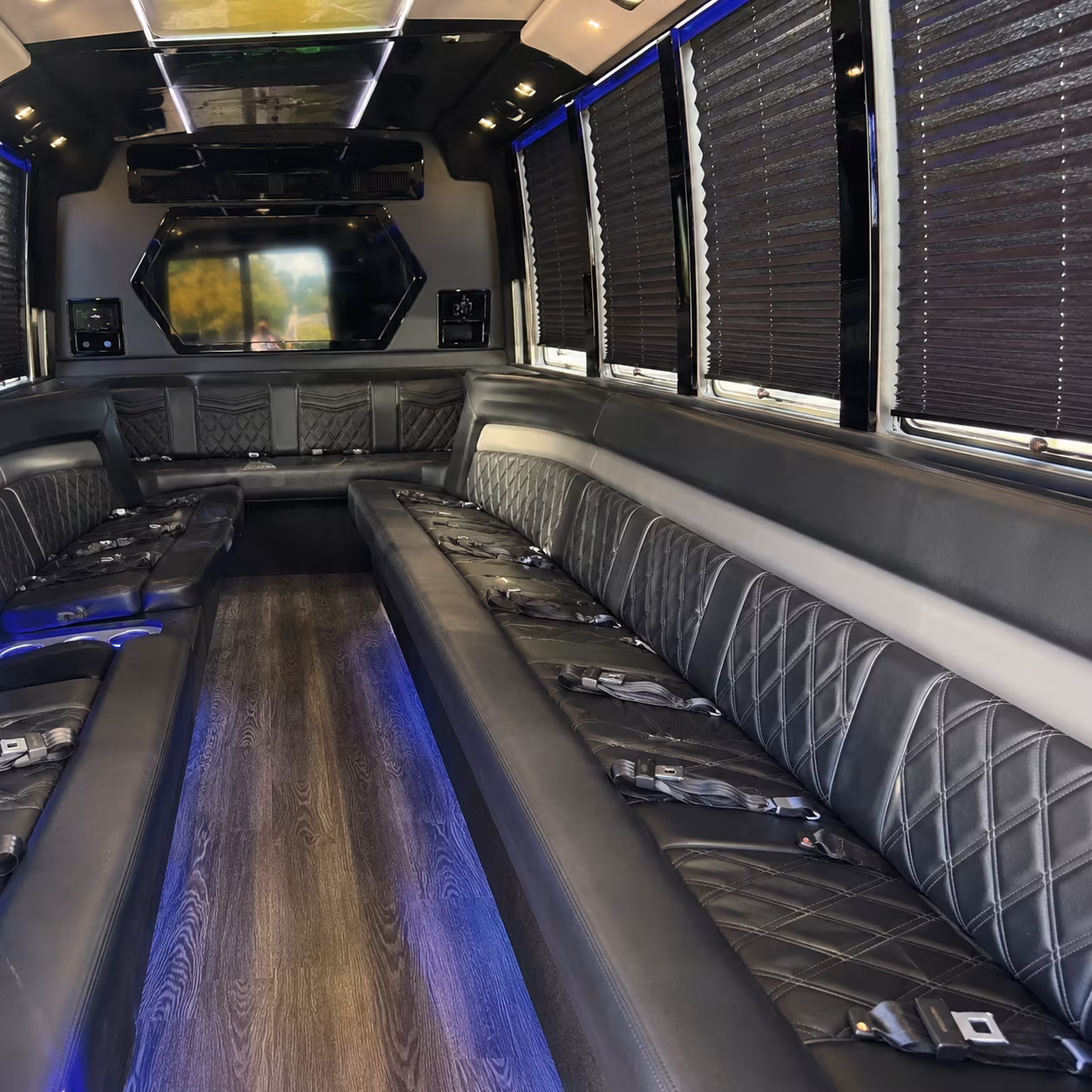 Tempe Prom & Homecoming Transportation party bus exterior
