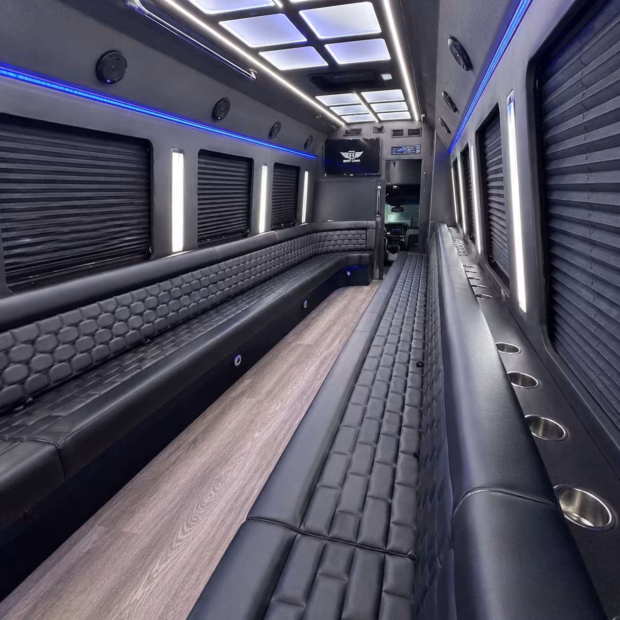 Tempe Prom & Homecoming Transportation party bus exterior