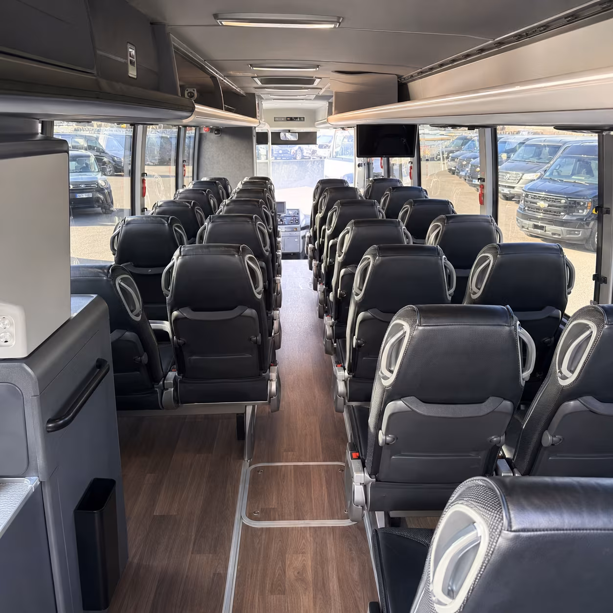 Tempe School Event Transportation party bus interior