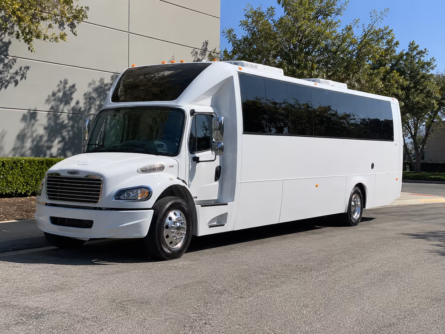Tempe Sporting Event Transportation party bus exterior