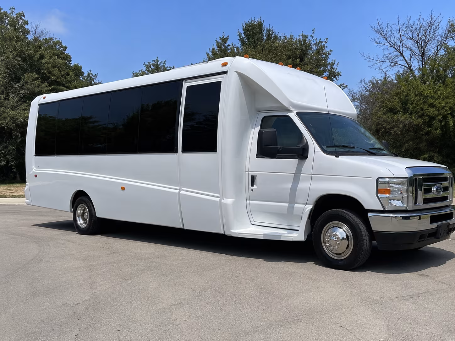 Tempe Sporting Event Transportation party bus exterior