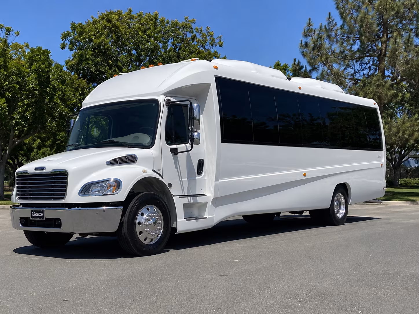 Tempe Sporting Event Transportation party bus exterior