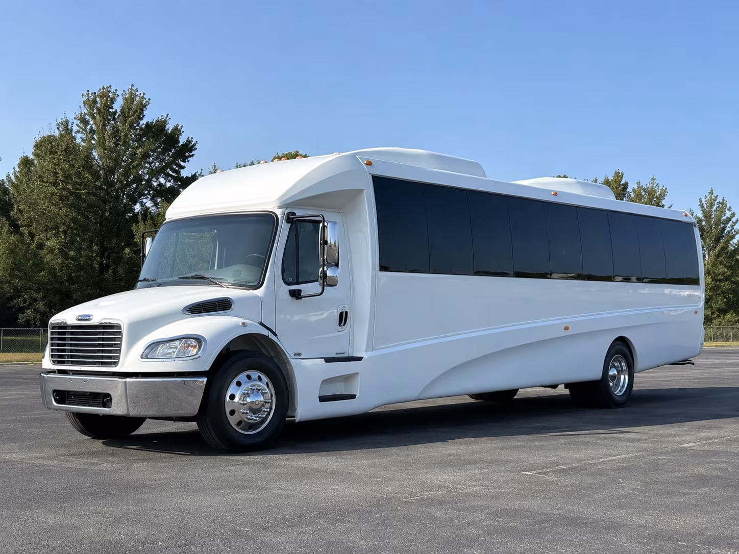 Tempe Sporting Event Transportation party bus exterior