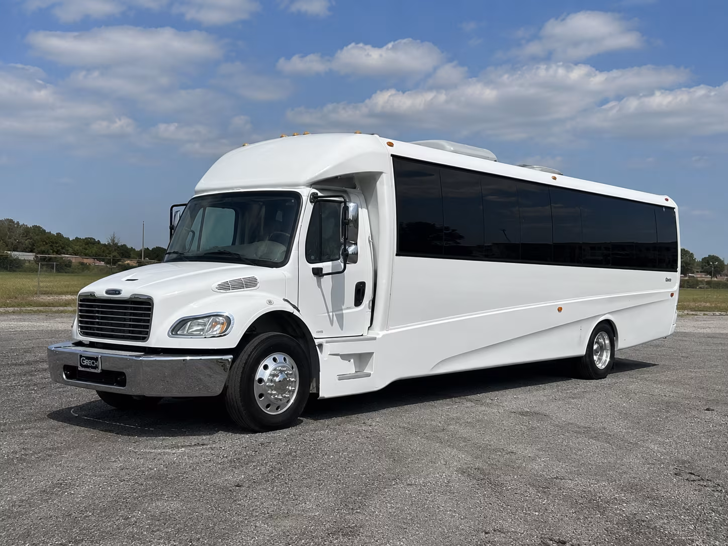 Tempe Wedding Transportation party bus exterior