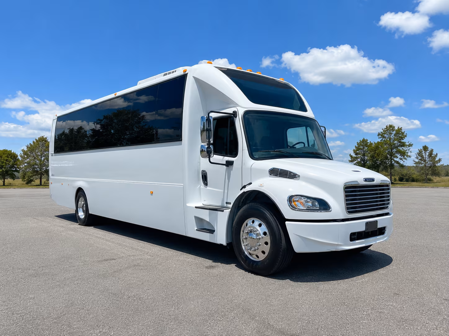 Tempe Wedding Transportation party bus exterior