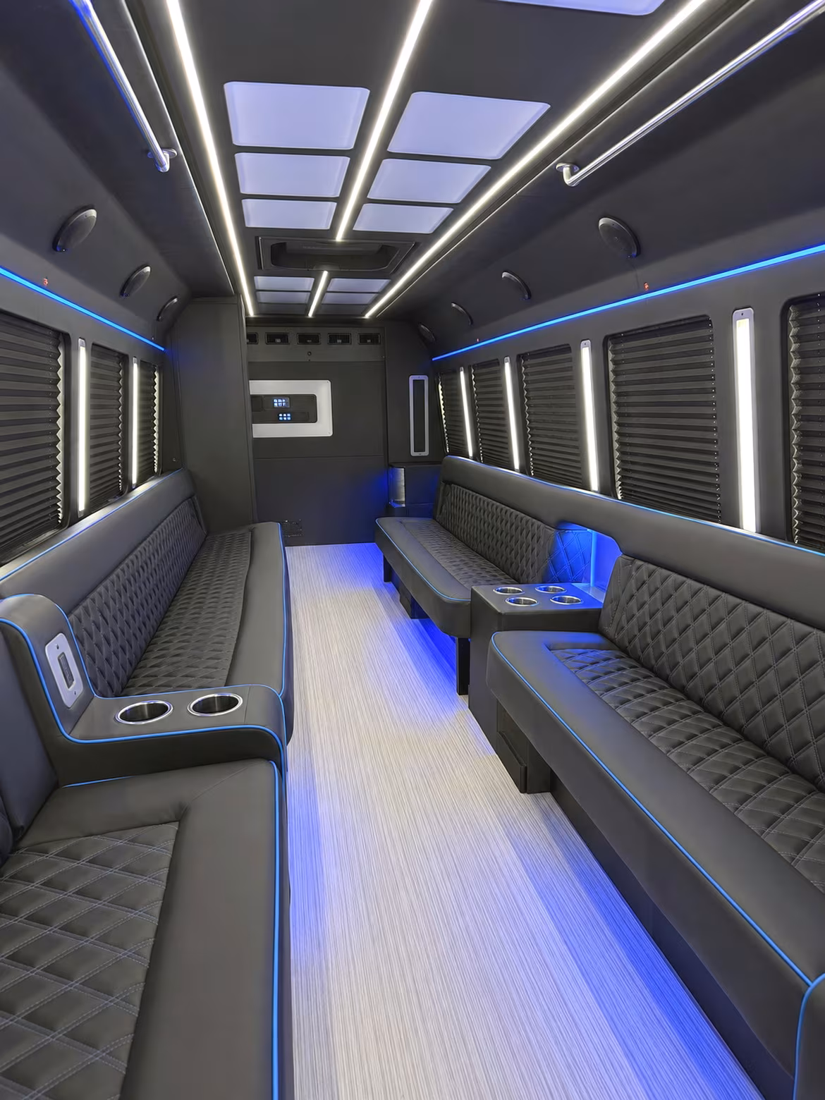 Tempe Winery Tour & Pub Crawl Transportation party bus interior
